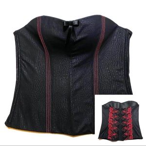 Aubade Paris Embroidered Bustier Corset Small‎ NWOT